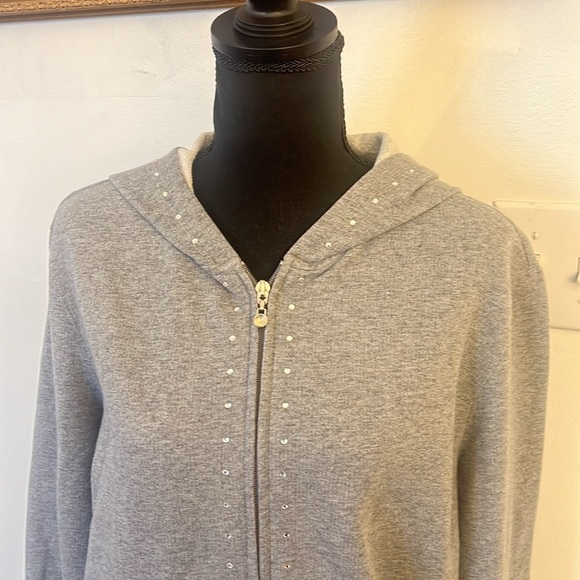 New York and Company Cotton Zip Up, Sz. XL. - Picture 4 of 13